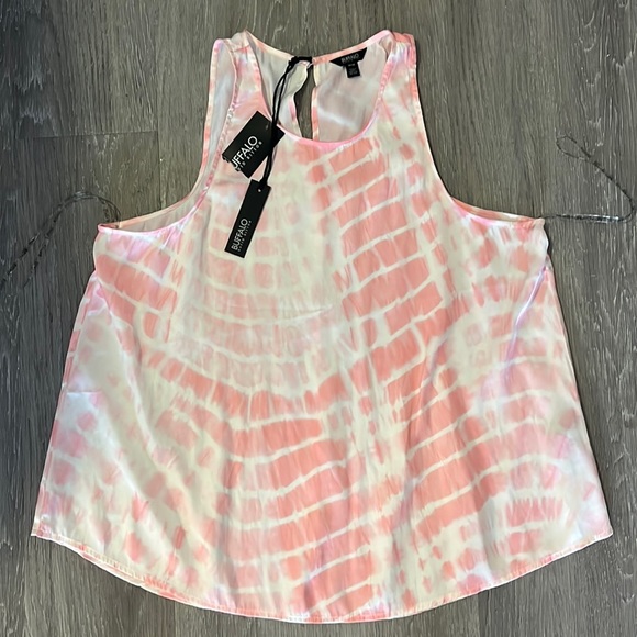 Jolie Tie Dye Satin Tank by Buffalo - Picture 2 of 4